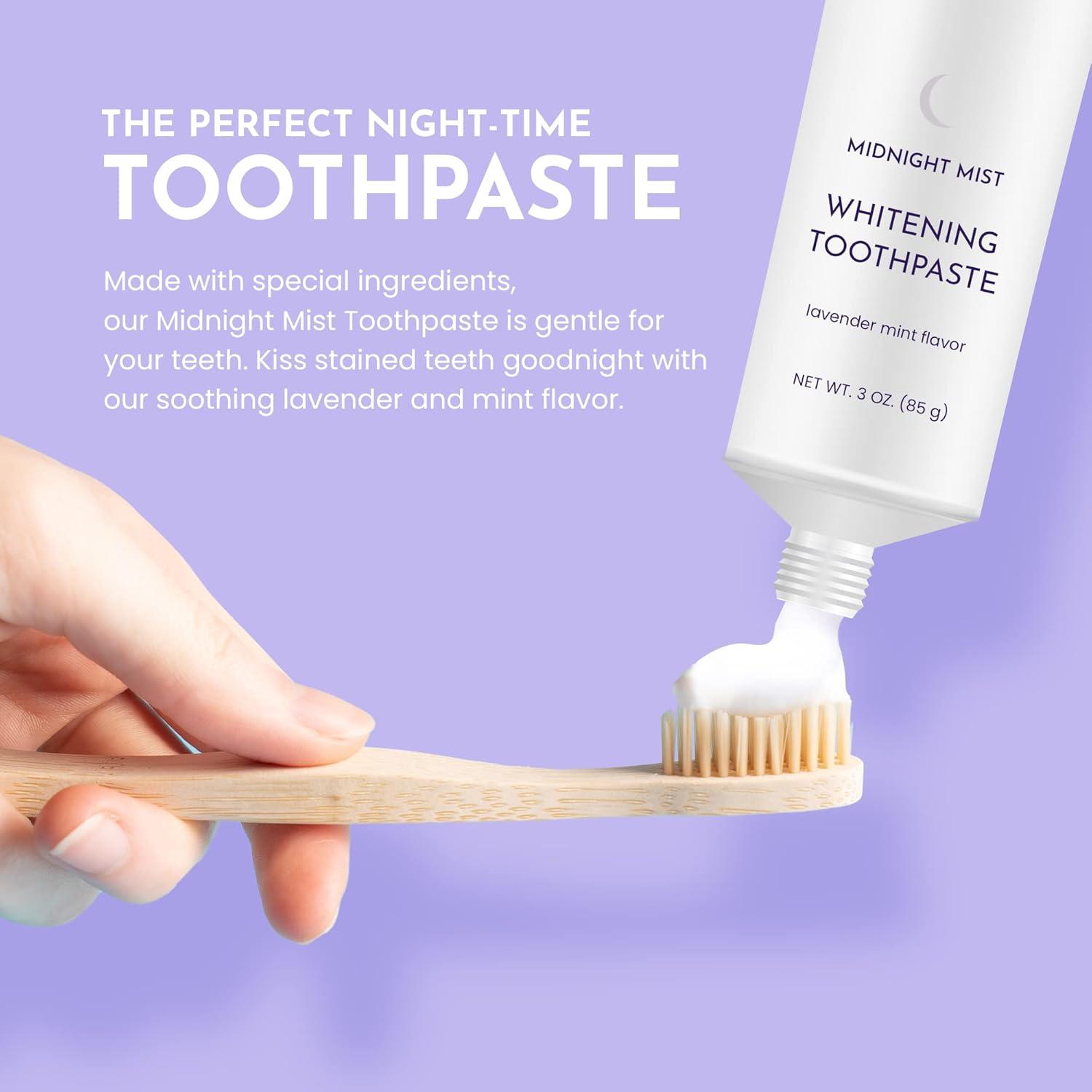 image:imageSNOW Daily Hydroxyapatite Whitening Toothpaste Oral Care Paste for Teeth Whitening PM Toothpaste with Xylitol amp Hydroxyapatite Lavender amp Mint Flavor Midnight Mist