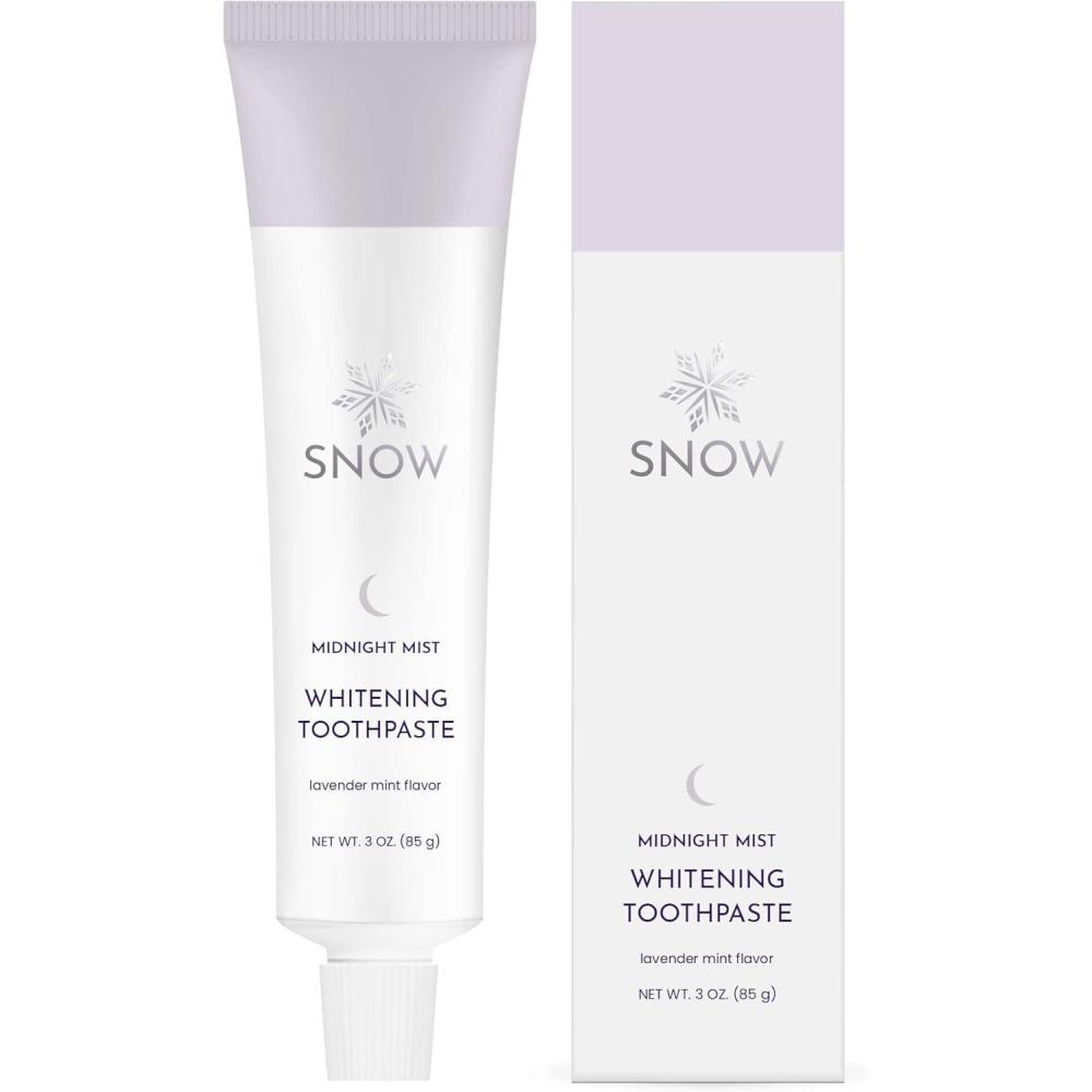 image:imageSNOW Daily Hydroxyapatite Whitening Toothpaste Oral Care Paste for Teeth Whitening PM Toothpaste with Xylitol amp Hydroxyapatite Lavender amp Mint Flavor Midnight Mist