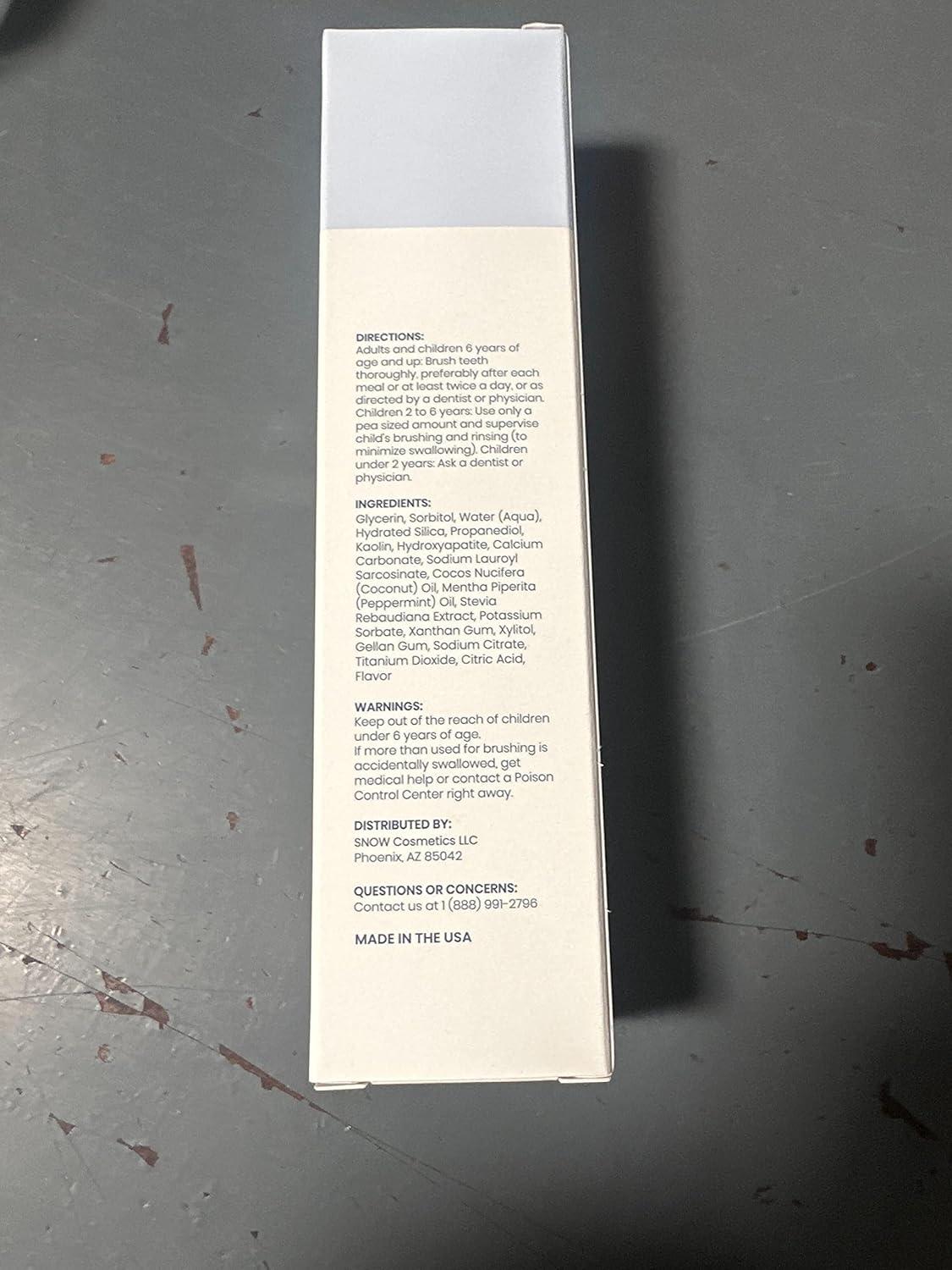 image:imageSnow Nanohydroxyapatite Whitening Toothpaste Oral Care with Kaolin amp Nano Hydroxyapatite Toothpaste Xylitol Toothpaste for Adults Core