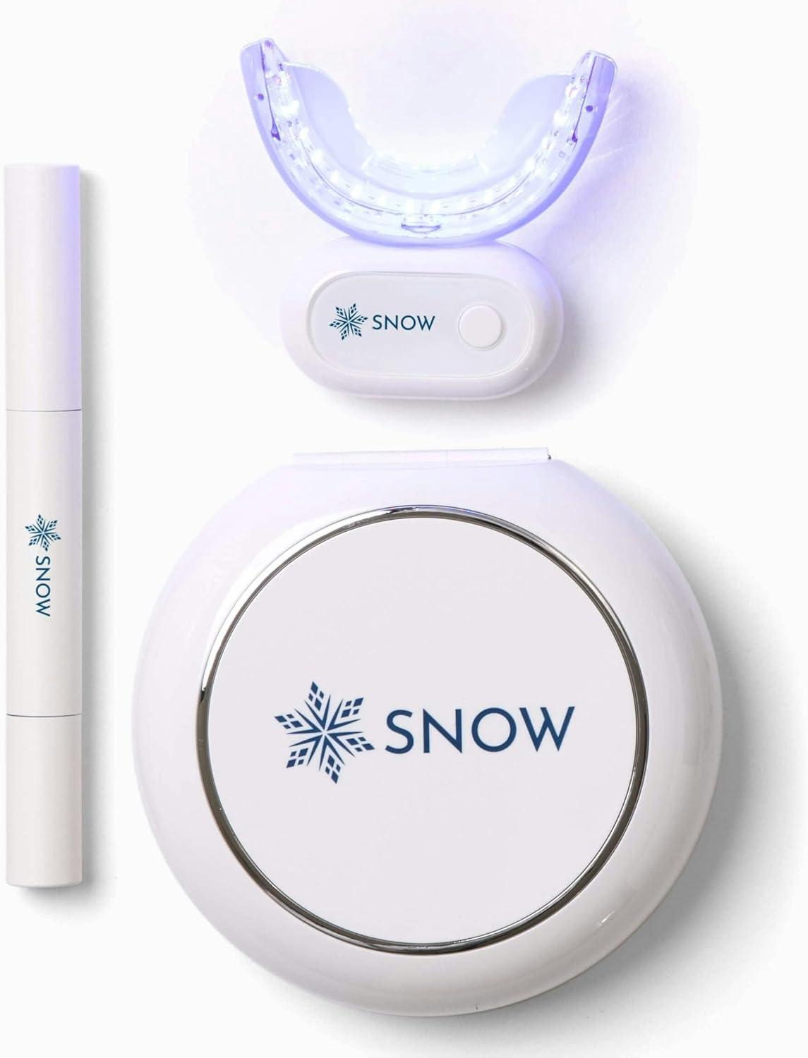 image:imageSnow Teeth Whitening Kit Snow Teeth Whitening Serum and LED Mouthpiece Whitener Formulated with Hydroxyapatite Good for 2 Months Wired Kit with 1 WandDiamond Wireless 1 Wand