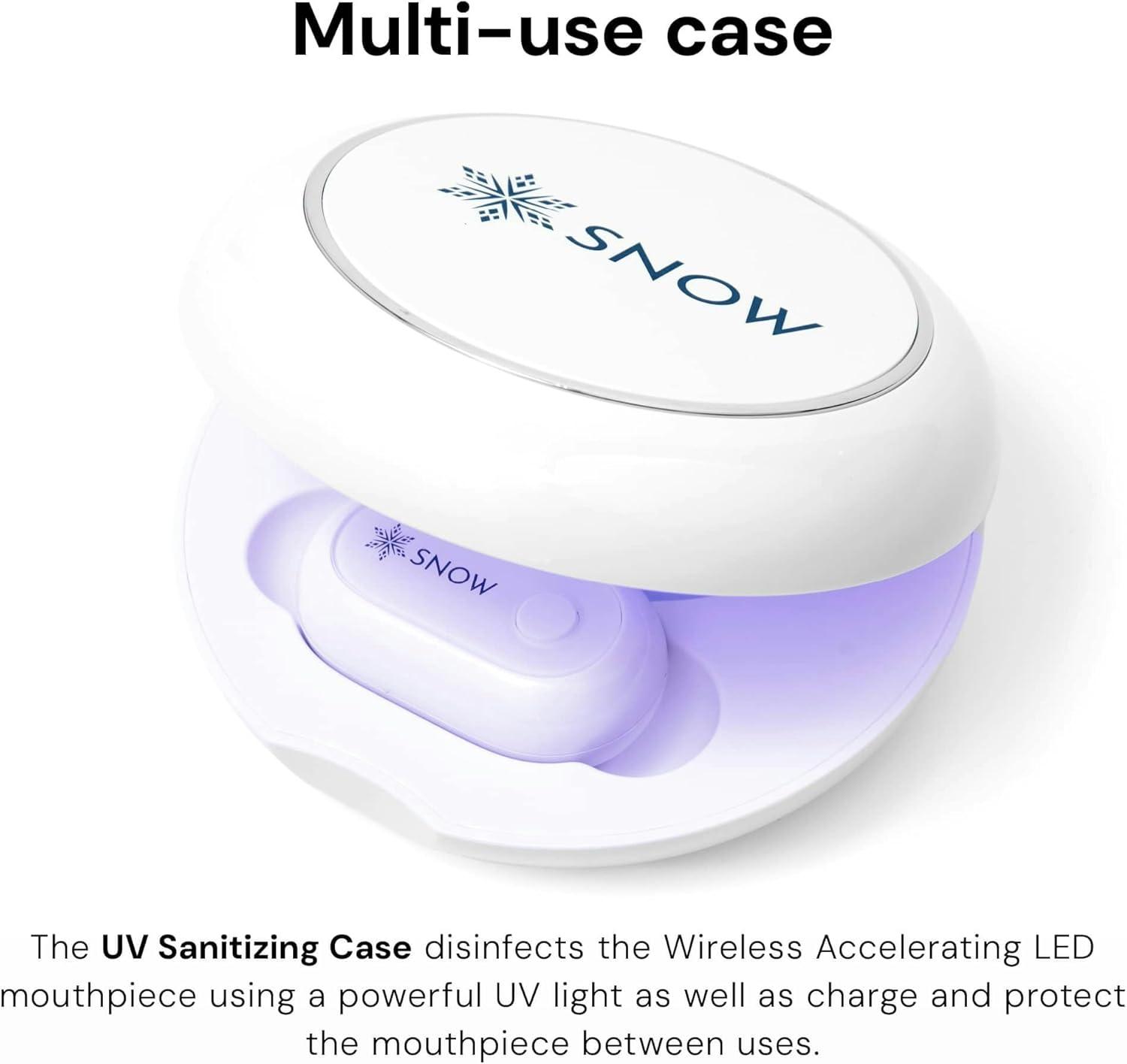 image:imageSnow Teeth Whitening Kit Snow Teeth Whitening Serum and LED Mouthpiece Whitener Formulated with Hydroxyapatite Good for 2 Months Wired Kit with 1 WandDiamond Wireless 1 Wand