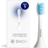 image:imageSnow Electric Toothbrush Replacement Heads White Gen 1  Refillable Soft Brush Heads with Blue LED Light amp Sonic Cleaning Technology  Gentle Soft Sonic Brush Heads for Whitening amp Daily Care