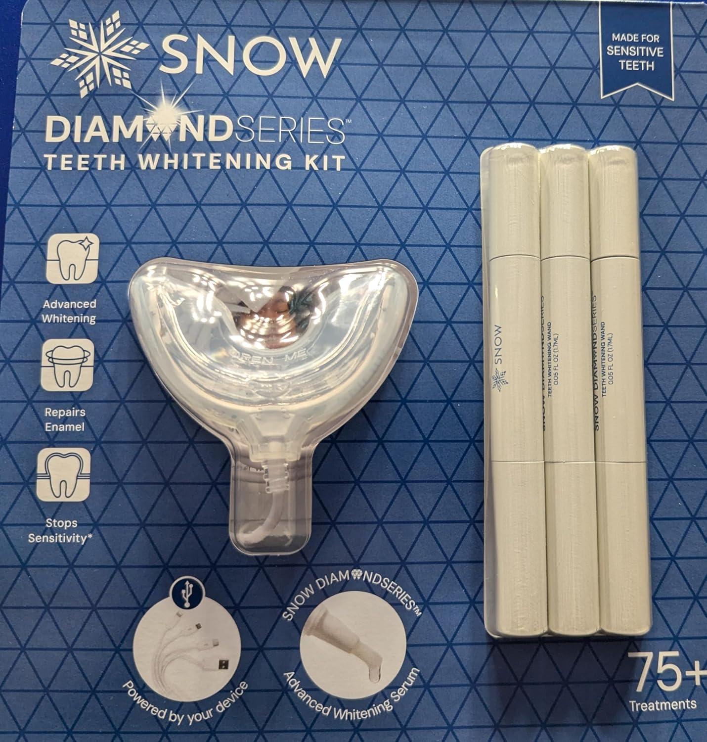 image:imageSnow Diamond Series Teeth Whitening Kit 75 Treatments for Sensitive Teeth Advanced Whitening Serum