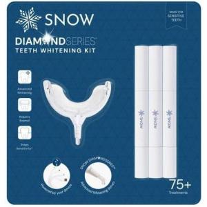 Snow Diamond Series Teeth Whitening Kit, 75+ Treatments, for Sensitive Teeth, Advanced Whitening Serum