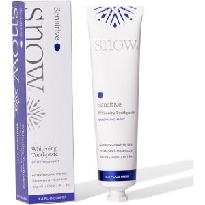 Snow Infusions Whitening Toothpaste, Advanced Morning Formula with Hydroxyapatite, CoQ10, Vitamins B12 and B6 for Daily Teeth Care, Teeth Whitening Toothpaste – Advanced(Refreshing Mint)