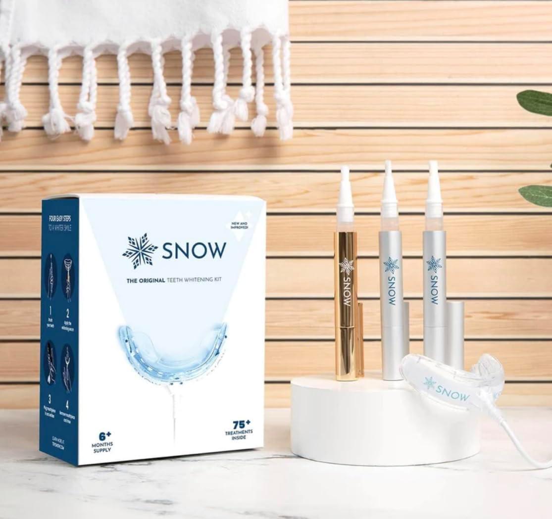 image:imageSnow Teeth Whitening at Home System The Original All in One Kit for Regular and Sensitive Teeth Safe for Braces Enamel Veneers and Crowns